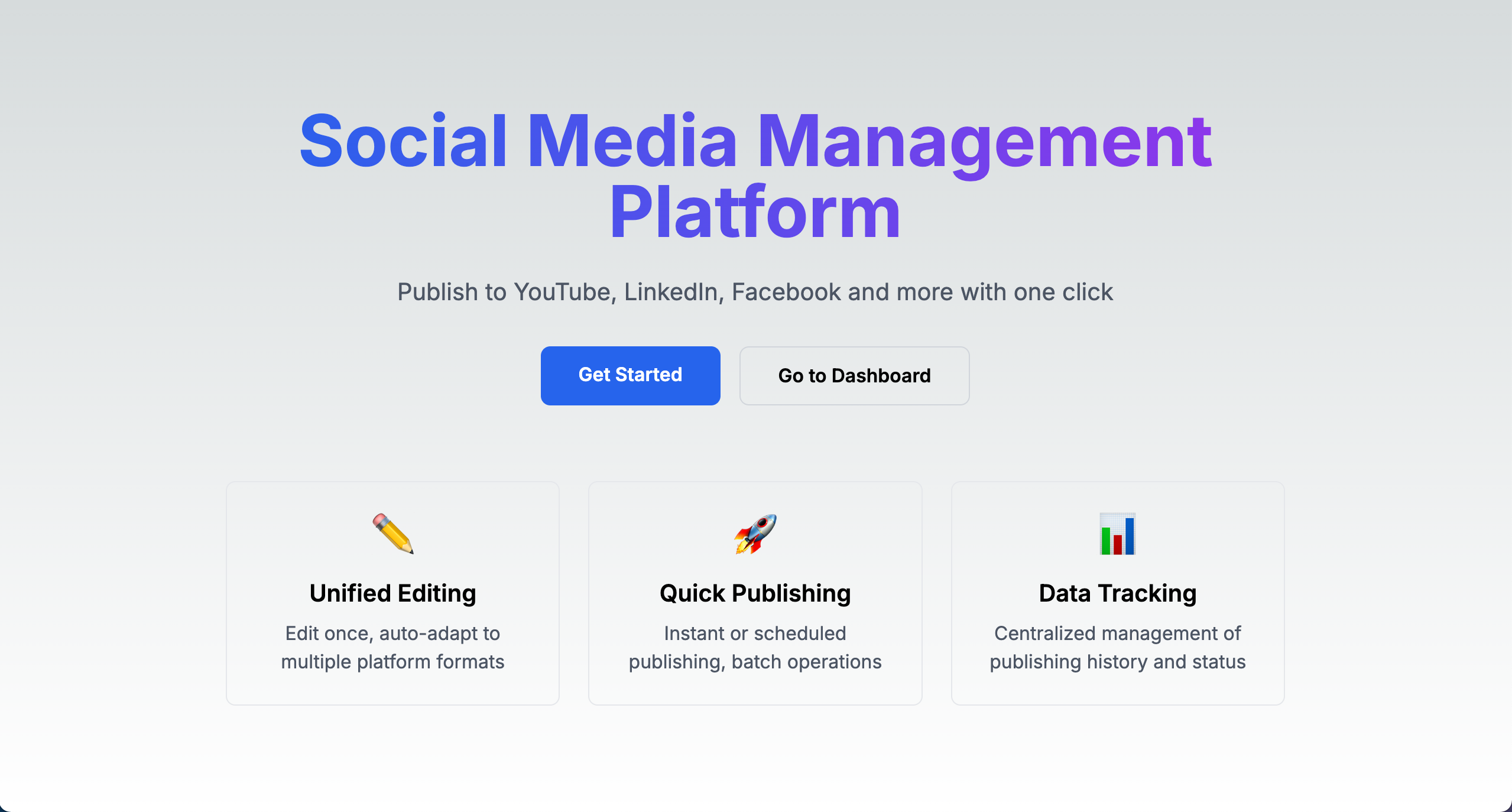 Multi-Platform Social Media Manager